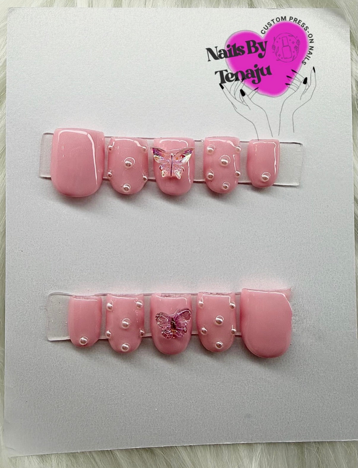 Butterflies and Bows- Kids Pressons