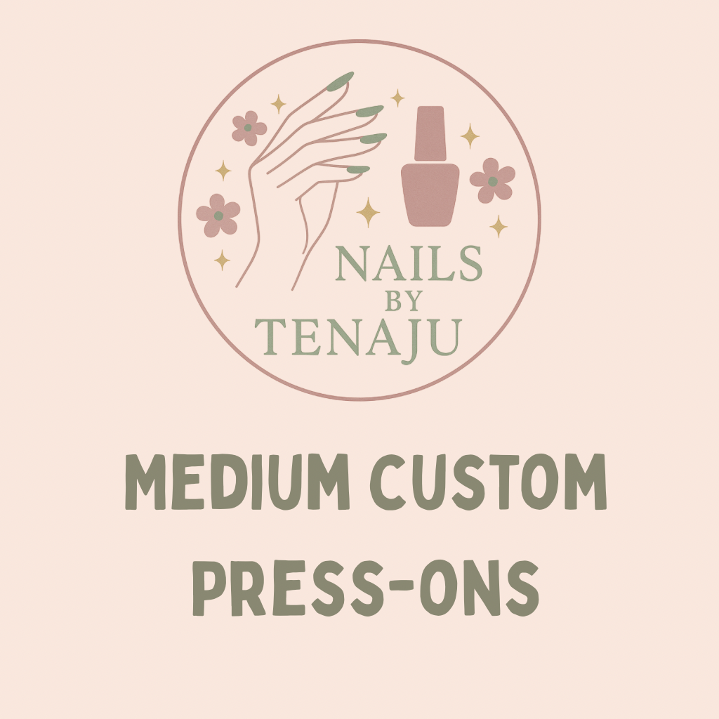 Medium Plain Custom Press-ons