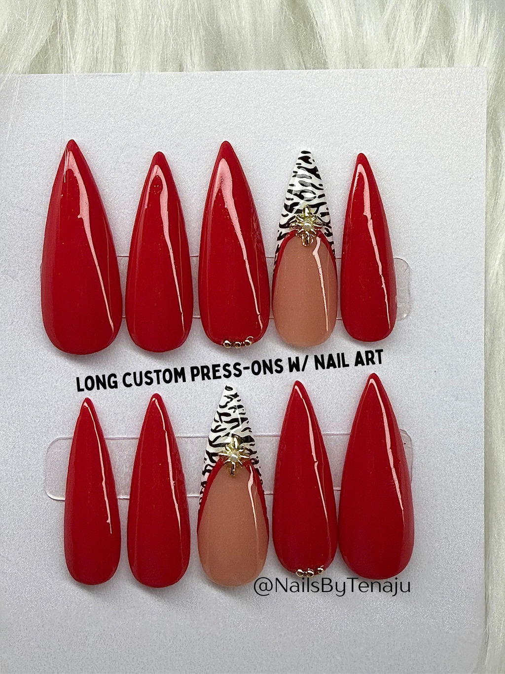 Grown and Sexy Red Press-ons