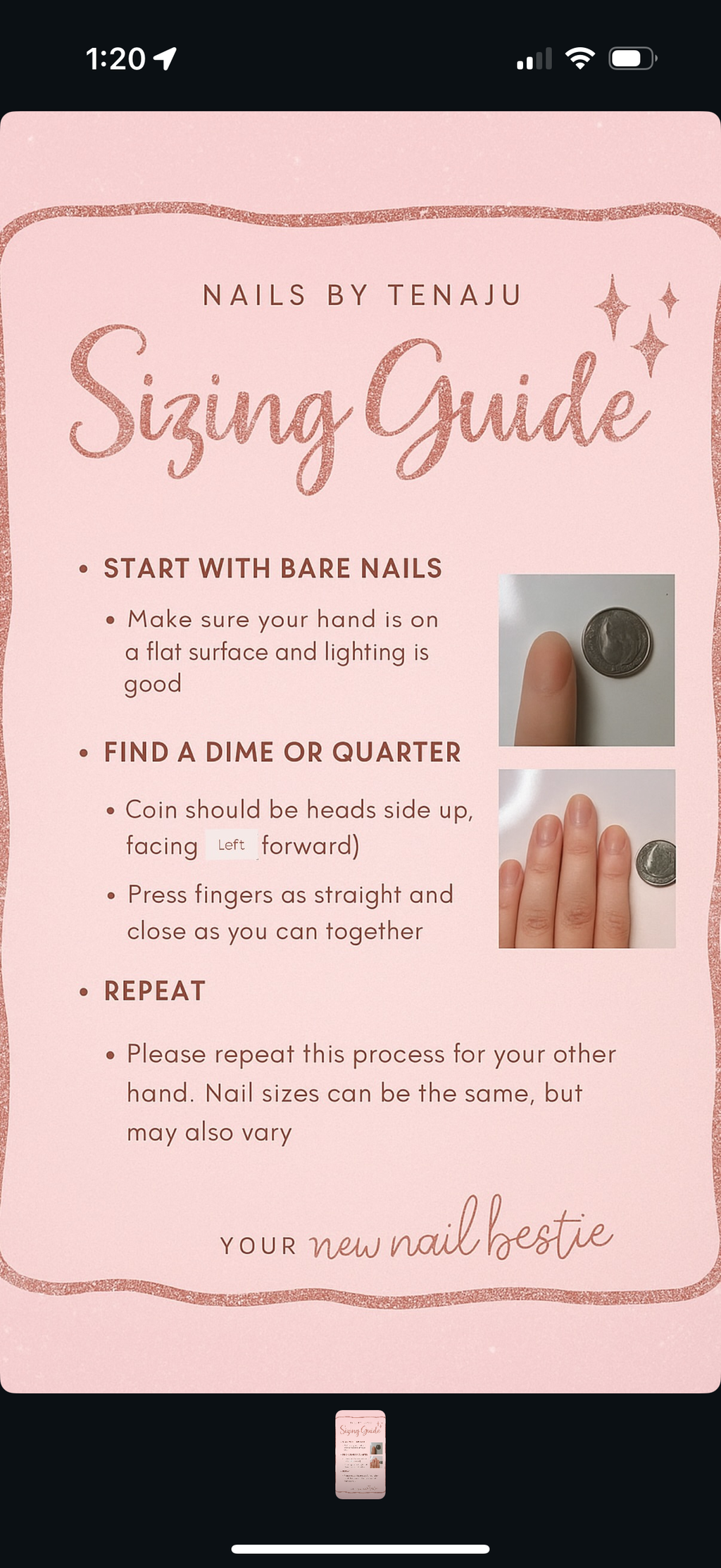 Long French Tip Custom Press-ons