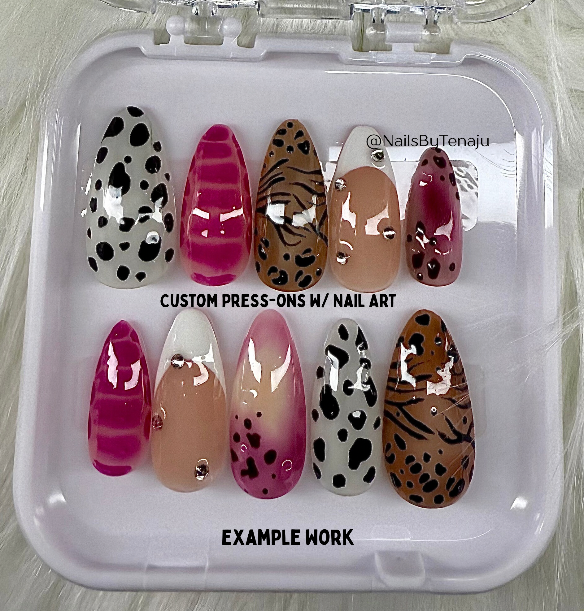 Pink Cowgirl Press-ons