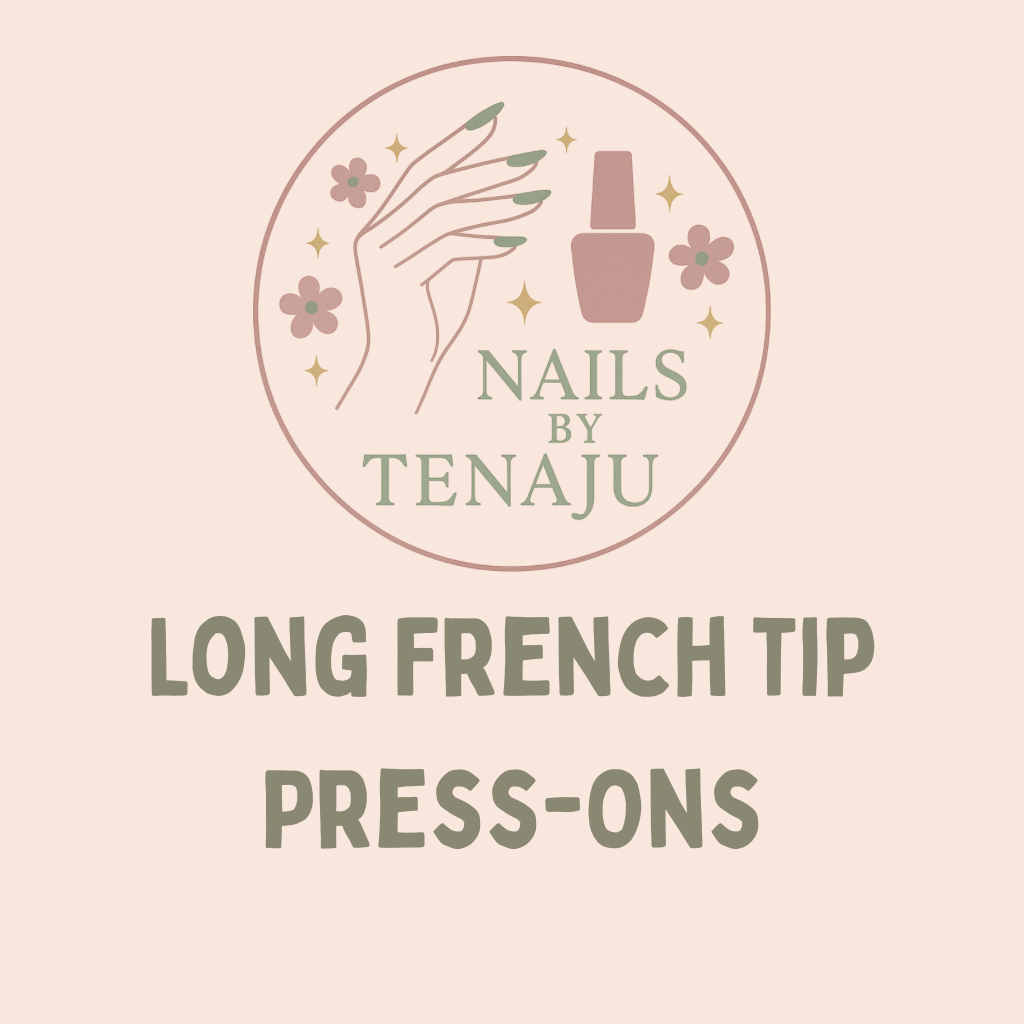 Long French Tip Custom Press-ons